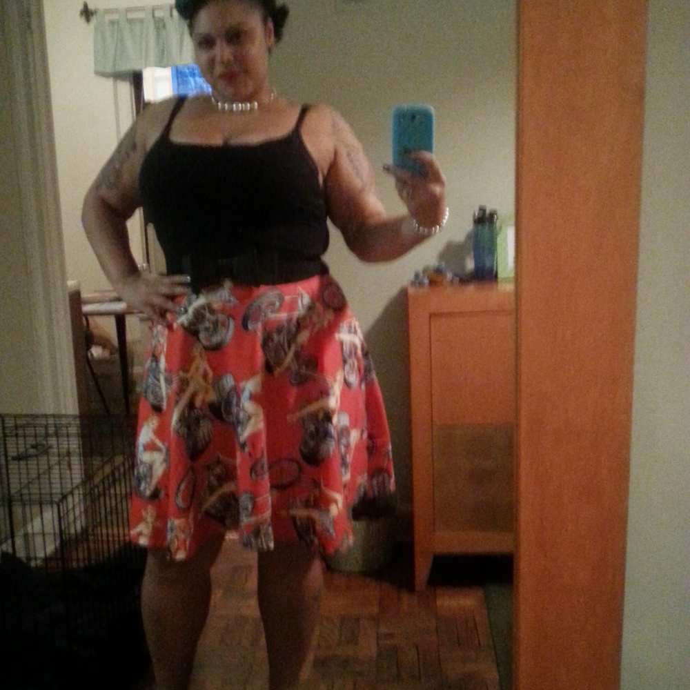 Alexander henry circle skirt